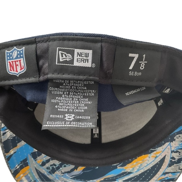 Team Apparel Los Angeles San Diego Charger Blue Hoodie Pullover Cap Hat Sz XXL - Picture 8 of 12